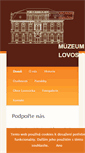 Mobile Screenshot of muzeumlovosicka.cz